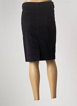 Jupe mi-longue stretch noir S.QUISE femme