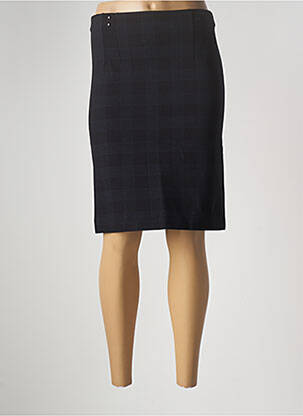 Jupe mi-longue stretch bleu EAST DRIVE femme