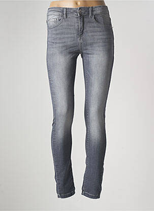 Jeans skinny gris B.YOUNG pour femme