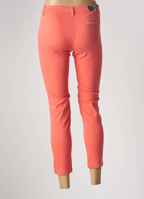 Pantalon 7/8 stretch taille normale orange WALTRON femme