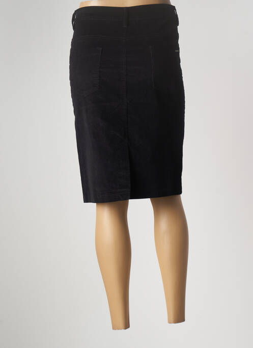 Jupe mi-longue noir S.QUISE pour femme
