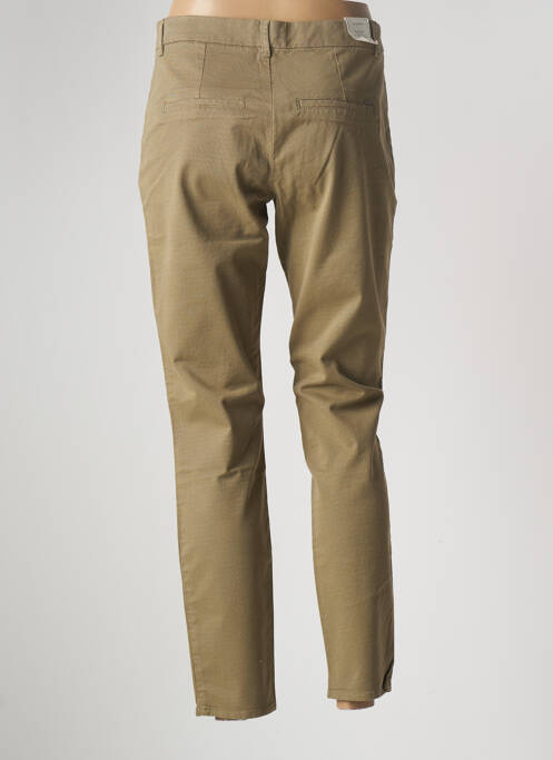 Pantalon chino marron KANOPE pour femme