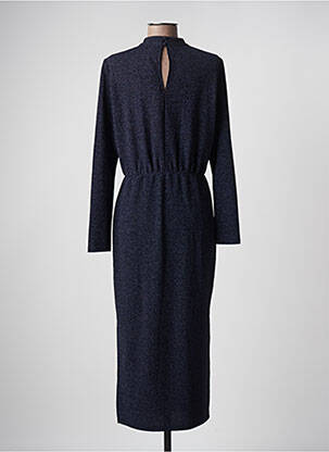 Robe longue manches longues manches longues bleu Y.A.S femme