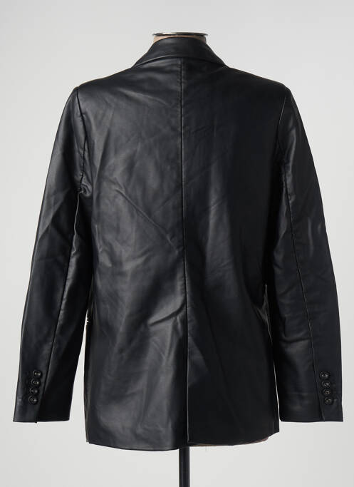Veste simili cuir noir ESCANDELLE pour femme