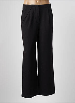 Pantalon large tissage popeline taille normale noir Y.A.S femme