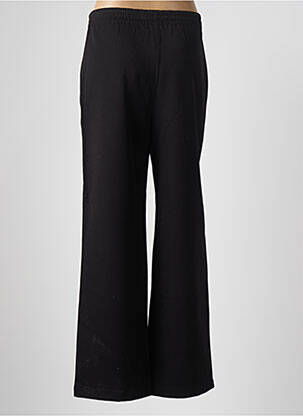 Pantalon large tissage popeline taille normale noir Y.A.S femme