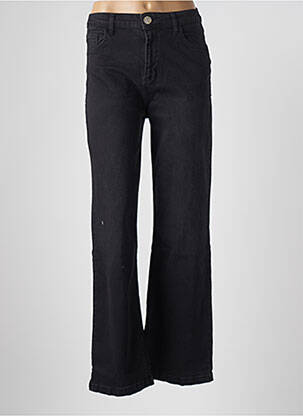 Jeans coupe large sélection denim taille basse noir GRACE & MILA femme
