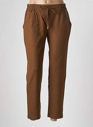 Jegging stretch taille normale marron LA PETITE ETOILE femme