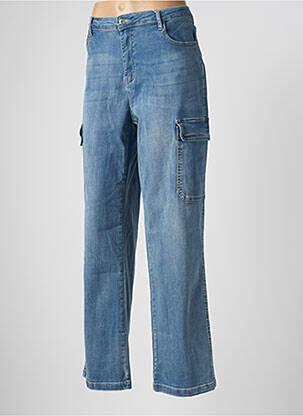 Jeans coupe large bleu ONADO pour femme
