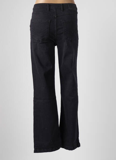 Jeans coupe large stretch taille basse noir GRACE & MILA femme