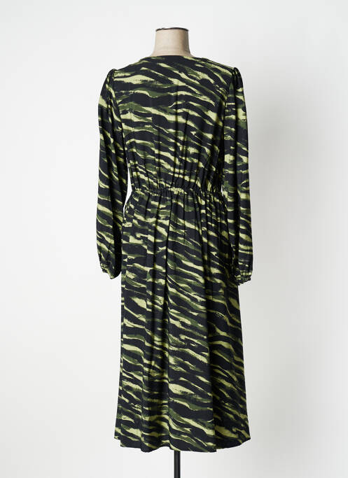 Robe mi-longue noir B.YOUNG pour femme