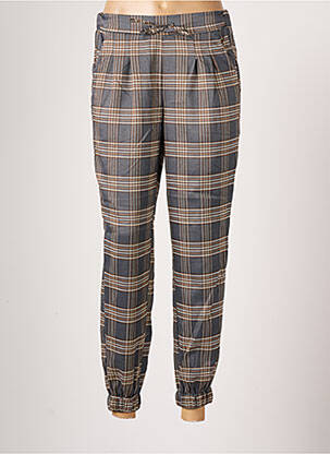 Pantalon 7/8 taille haute taille haute gris TIFFOSI femme