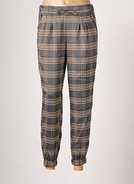 Pantalon 7/8 taille haute taille haute gris TIFFOSI femme