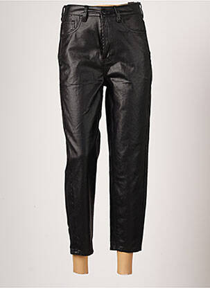 Pantalon 7/8 taille haute taille haute noir TIFFOSI femme
