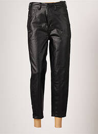 Pantalon 7/8 taille haute taille haute noir TIFFOSI femme
