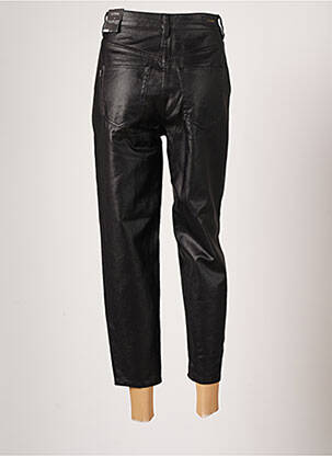 Pantalon 7/8 taille haute taille haute noir TIFFOSI femme