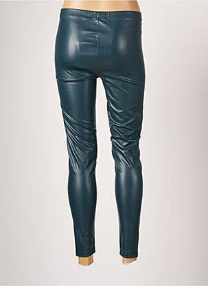 Legging tissage simili-cuir taille normale bleu MOLLY BRACKEN femme