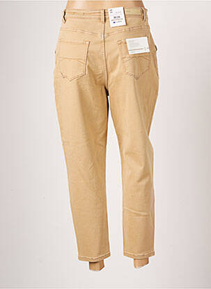 Pantalon 7/8 taille haute taille haute beige SALSA femme