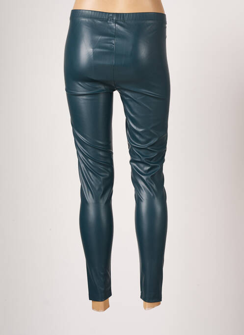 Legging tissage simili-cuir taille normale bleu MOLLY BRACKEN femme