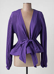 Blouse manches longues manches longues violet AMUSE femme