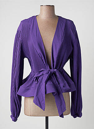 Blouse manches longues manches longues violet AMUSE femme