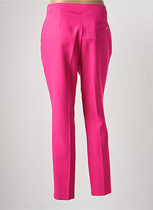 Pantalon slim taille haute taille haute rose FRACOMINA femme