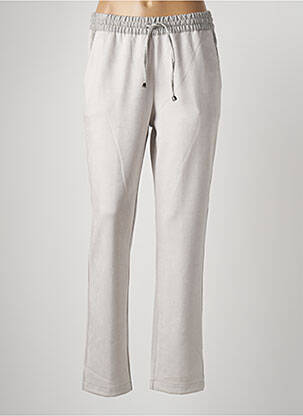 Pantalon droit gris TRICOT CHIC pour femme