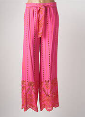 Pantalon large rose VALERIE KHALFON pour femme seconde vue