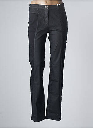 Pantalon slim tissage enduit taille normale noir STARK femme