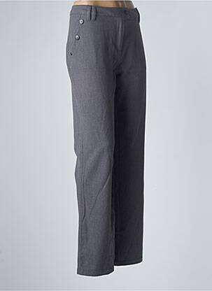 Pantalon droit gris THALASSA pour femme