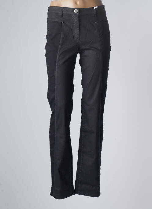 Pantalon slim tissage enduit taille normale noir STARK femme