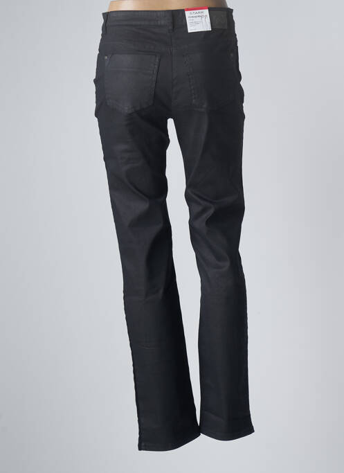 Pantalon slim tissage enduit taille normale noir STARK femme
