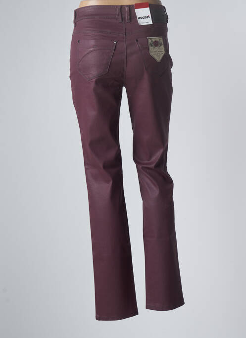 Pantalon slim rouge ASCARI femme
