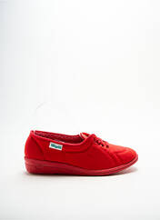 Chaussons/Pantoufles rouge WAPITI pour femme seconde vue