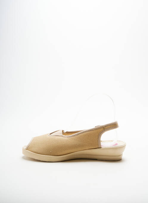 Chaussons/Pantoufles beige WAPITI pour femme