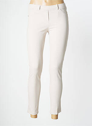 Pantalon 7/8 stretch taille normale beige EGO femme