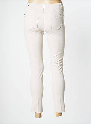 Pantalon 7/8 stretch taille normale beige EGO femme