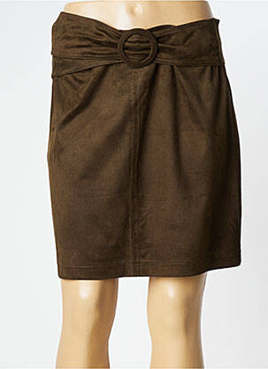 Jupe courte taille normale vert MOLLY BRACKEN femme