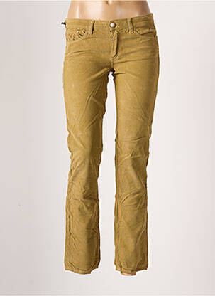 Pantalon slim taille normale taille normale beige FIVE PM femme