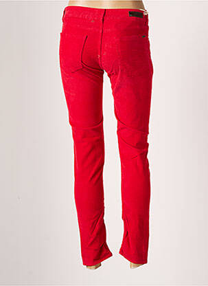 Pantalon slim taille normale taille normale rouge REIKO femme