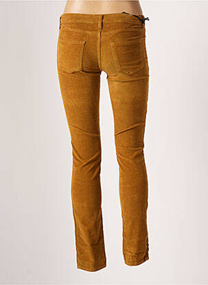 Pantalon slim taille normale taille normale jaune FIVE PM femme