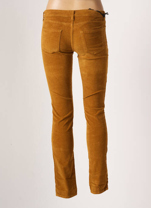 Pantalon slim taille normale taille normale jaune FIVE PM femme
