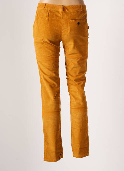 Pantalon chino jaune LEON & HARPER pour femme