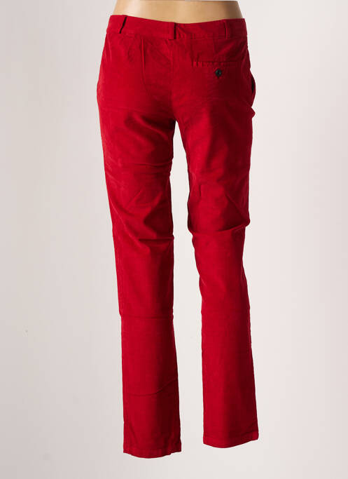Pantalon chino rouge LEON & HARPER femme