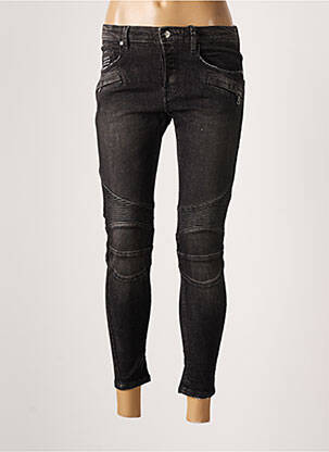Jeans coupe slim slim taille basse noir UNIQUE DNM femme