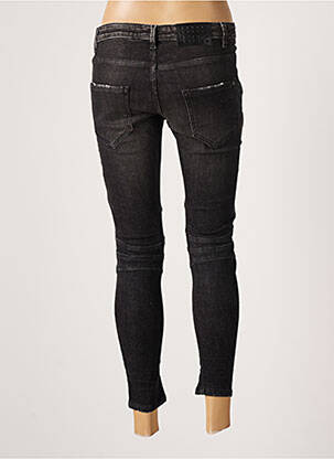 Jeans coupe slim slim taille basse noir UNIQUE DNM femme