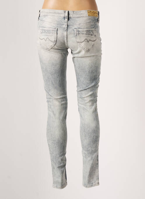 Jeans coupe slim gris PEPE JEANS pour femme