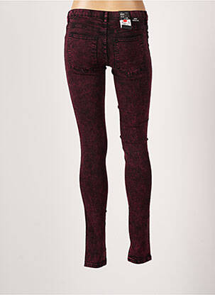 Jeans skinny stretch taille basse rose DR DENIM femme