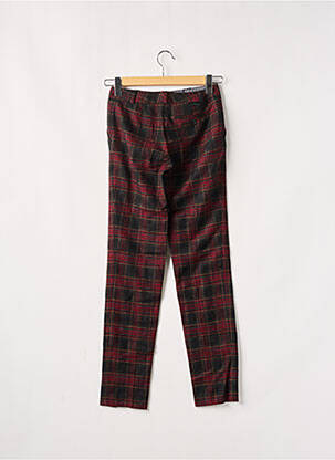 Pantalon chino taille normale taille normale rouge LEON & HARPER femme