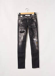 Jeans coupe slim slim taille normale gris REPLAY femme